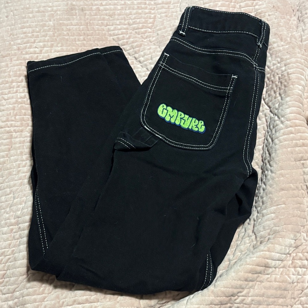 Empyre Black Pants with Pink and Green Tag